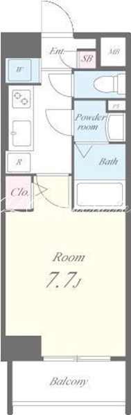 カーサ　ヴェルデ 間取り図