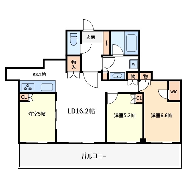 アトラスブランズタワー三河島  間取り