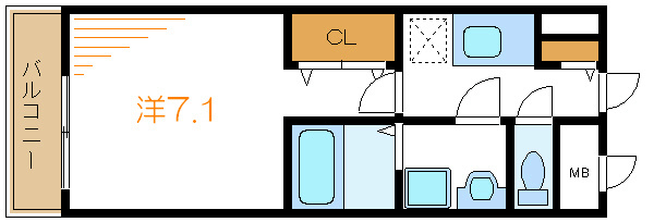 メルヴェーユ　セゾン 間取り図