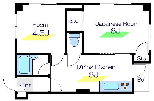 ガーデンテラシマ 間取り図