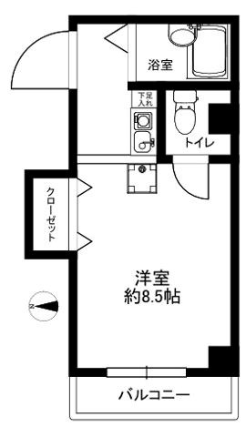 キャタデイマンション上野入谷 間取り