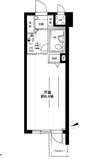 ライオンズマンション田端第２  間取り