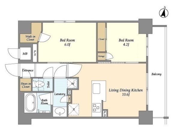 テラス南千住 間取り図