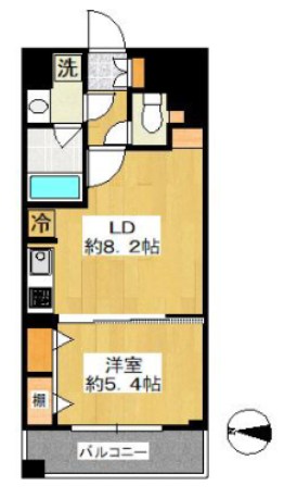 ラグジュアリーアパートメント三ノ輪   間取り図