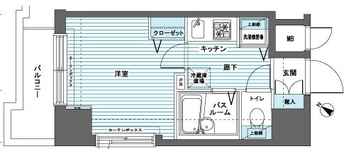 トーシンフェニックス日本橋蛎殻町弐番館 間取り