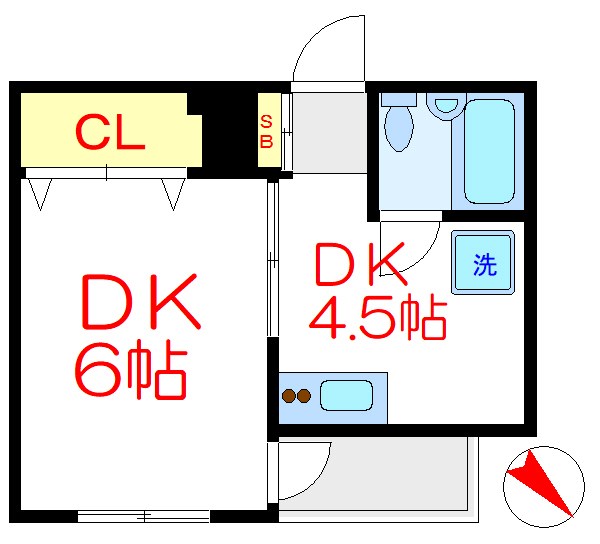 すみれビル 間取り図