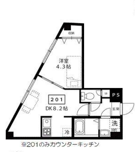 ラ・フォート五反野 間取り