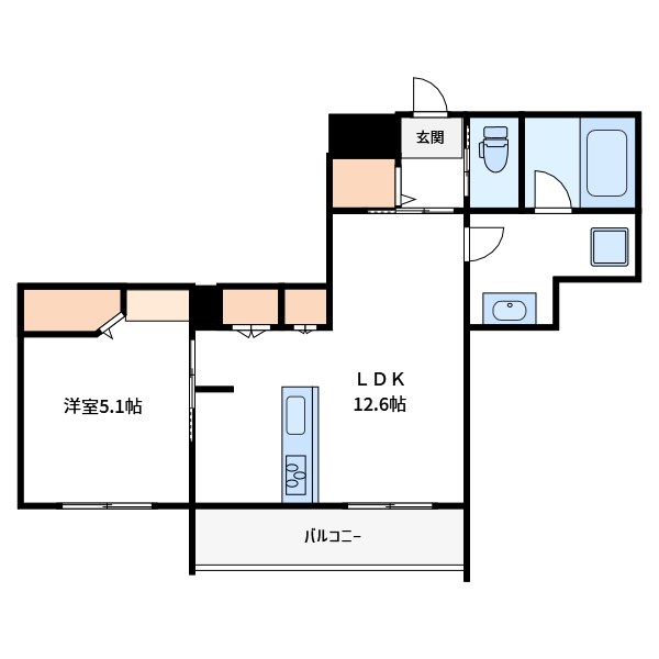 メゾンクレール谷在家 間取り