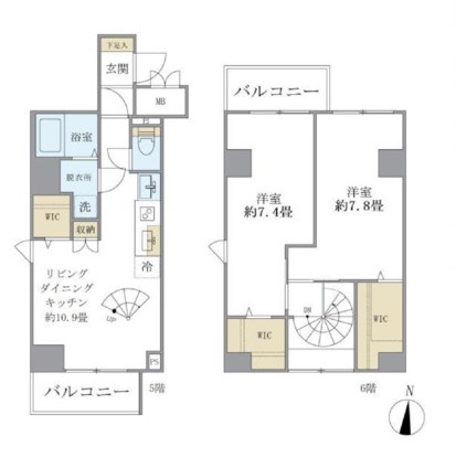 シティフォレスト森下 間取り図