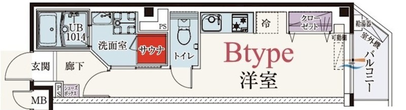 b’CASA KOIWA 2nd 間取り