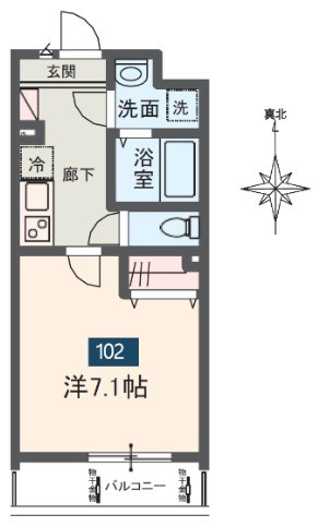 MELDIA北綾瀬Ⅳ 間取り