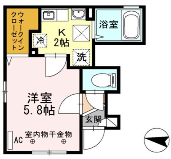 アジュール  間取り