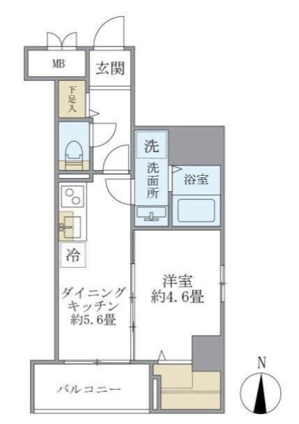 シティフォレスト森下 間取り図