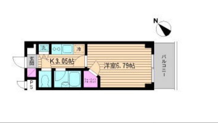 メルベーユ池之内 間取り