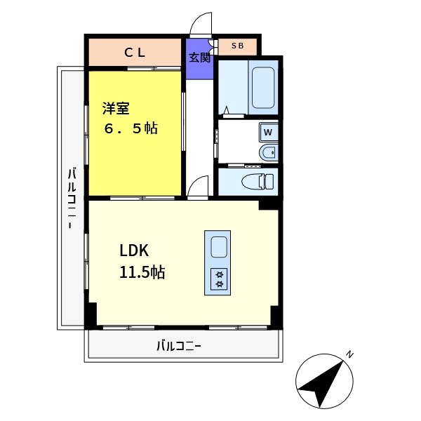 パル駒込 間取り図