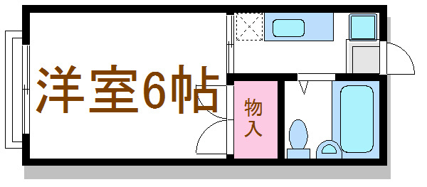 ホトコーポＢ1 106号室 間取り