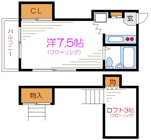 リヴレーヌ５６ 間取り