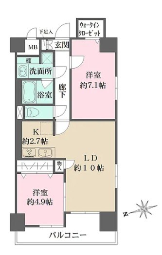 パークフラッツ日本橋馬喰町 間取り