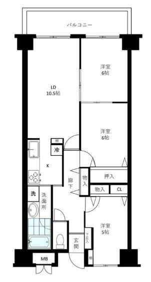 ジュネス 間取り図