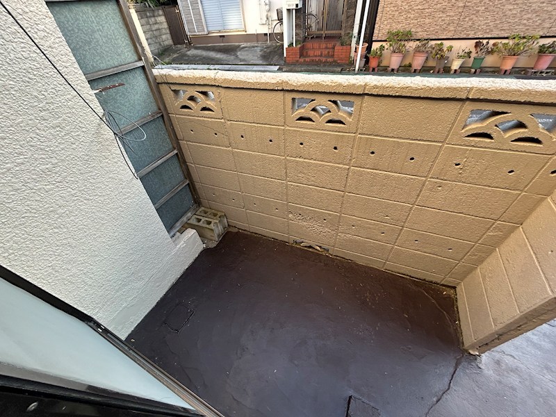 坂田荘 ベランダ