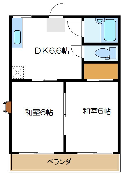 コーポサンリヨン 間取り