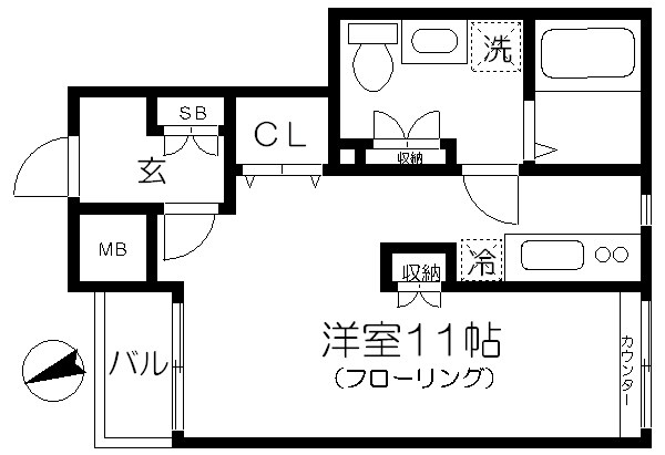 Ｋａｒｉｎ散歩 間取り