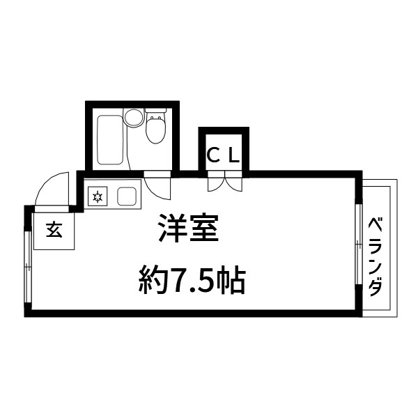 コーポつくも 間取り