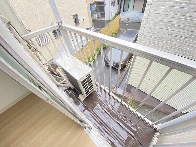 コーポつくも ベランダ