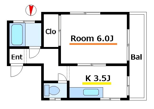 メゾン南千住Ⅱ 間取り図