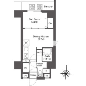 コンフォリア南千住 間取り