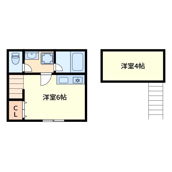 コーポUSHIO  間取り