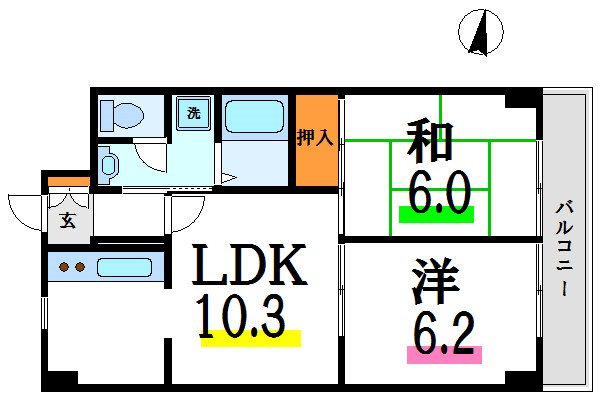 スカイフォーラム小岩 間取り