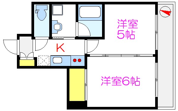 クレッセントテラス 間取り図