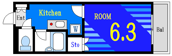 ノーリーズン船堀 間取り図