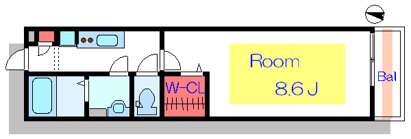 リブリ・フラムドール 間取り
