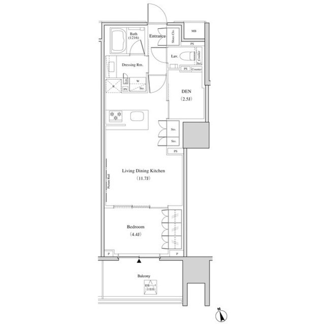 ザ・パークハビオ北千住 間取り
