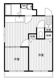 プチフルール 105号室 間取り