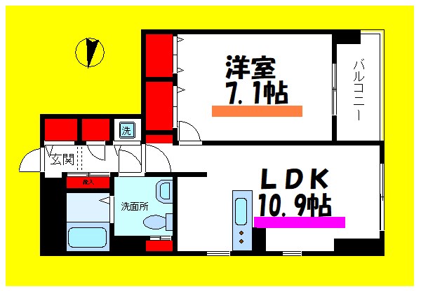 グランドメゾン王子 間取り