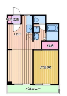 ツイン・コート  間取り