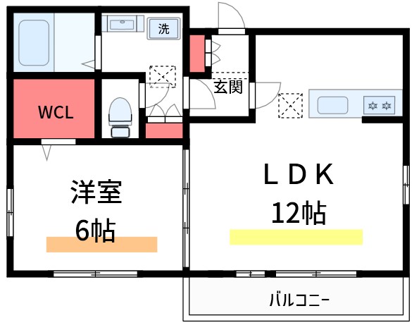 新浜ストリート 101号室 間取り