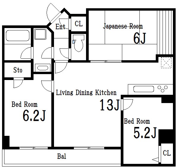 ベルグレースケア江戸川  間取り