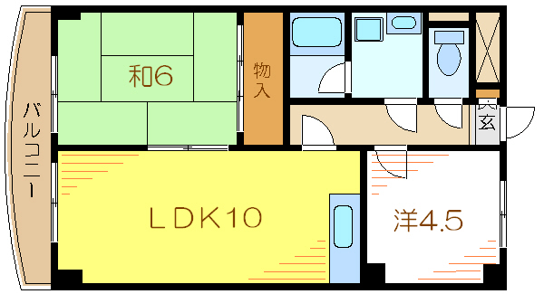 クオーレプロバンス篠崎 間取り図