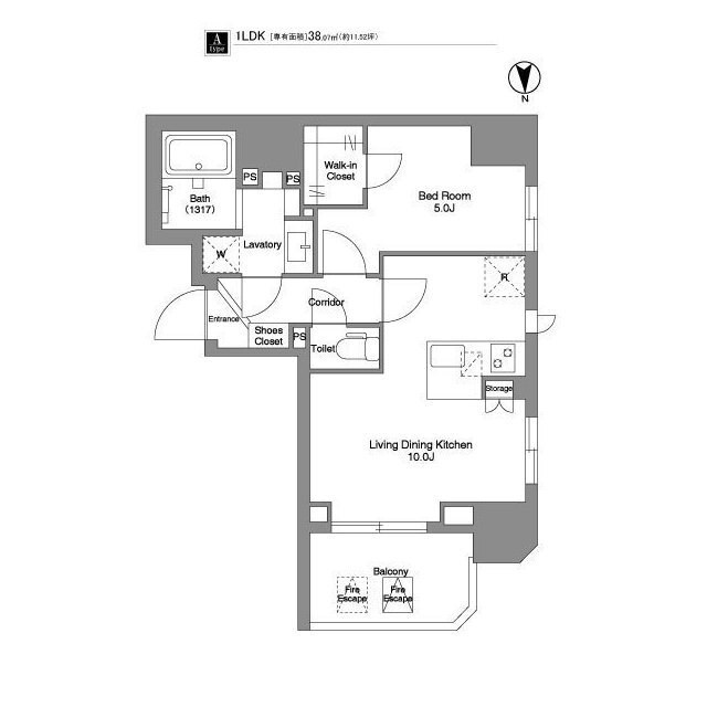 BPRレジデンス王子 間取り