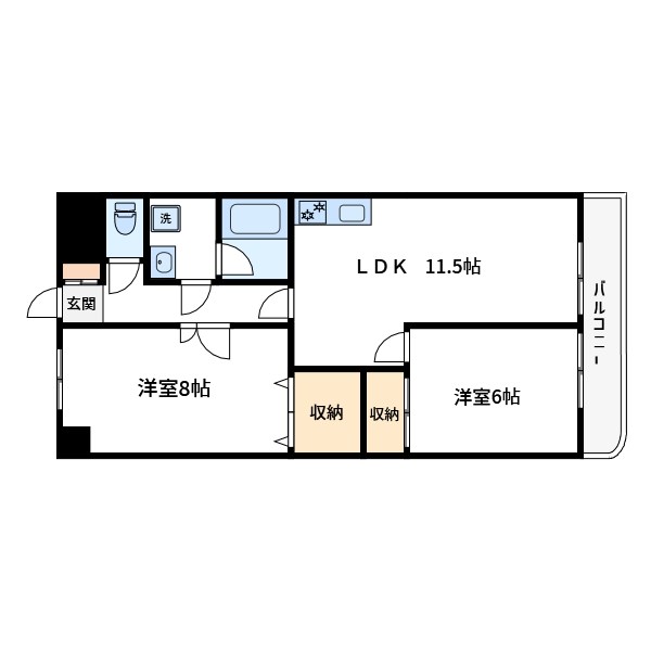 パレシャルマン 間取り