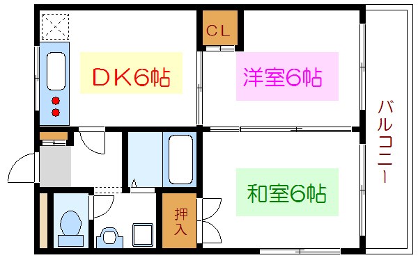 プランドールカワシマ 間取り