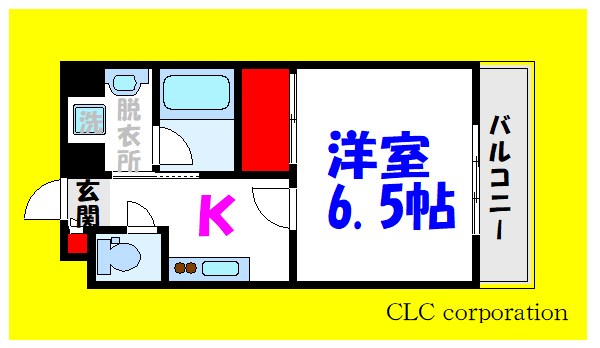 ＡＬＢＡ 404号室 間取り