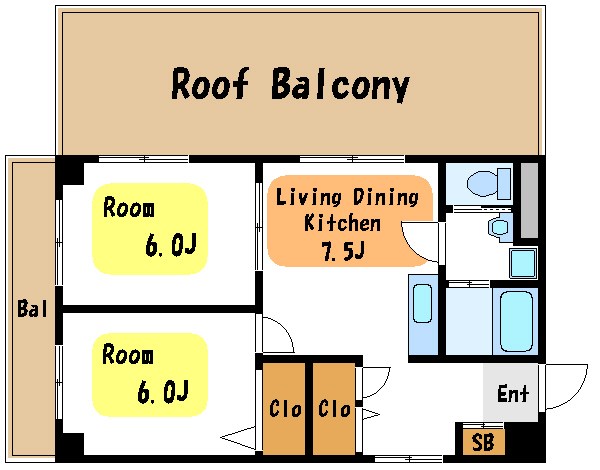 第七小崎ビル 間取り図