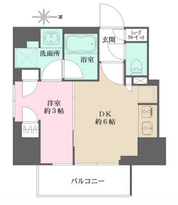 プライムアーバン西日暮里フロント  間取り