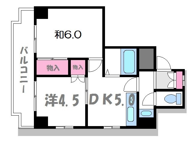 メインステージ北千住 間取り