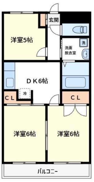 ナオパレス 403号室 間取り